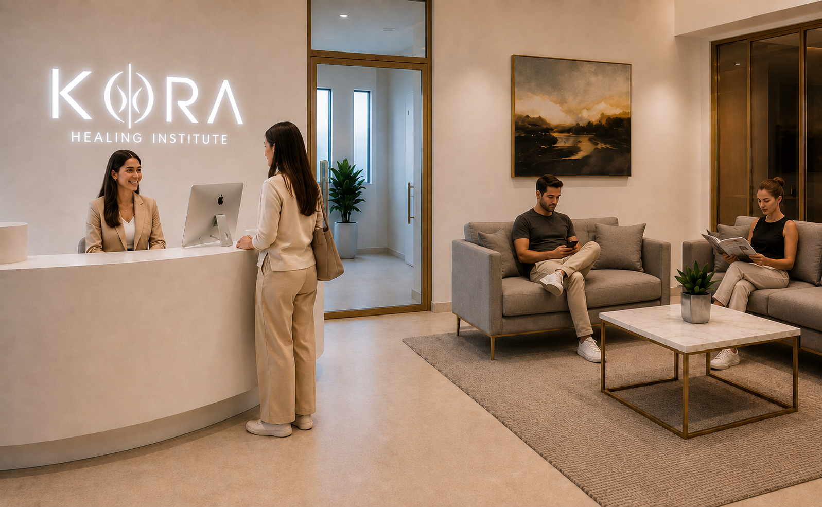 Recepción de CORA Healing Institute